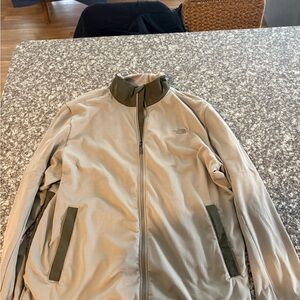 The North Face Men's Beige and Olive Windbreaker